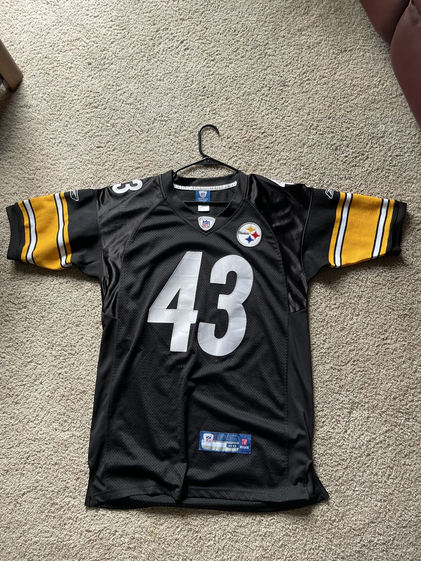 Authentic Troy Polamalu Pittsburgh Stleelers Jersey