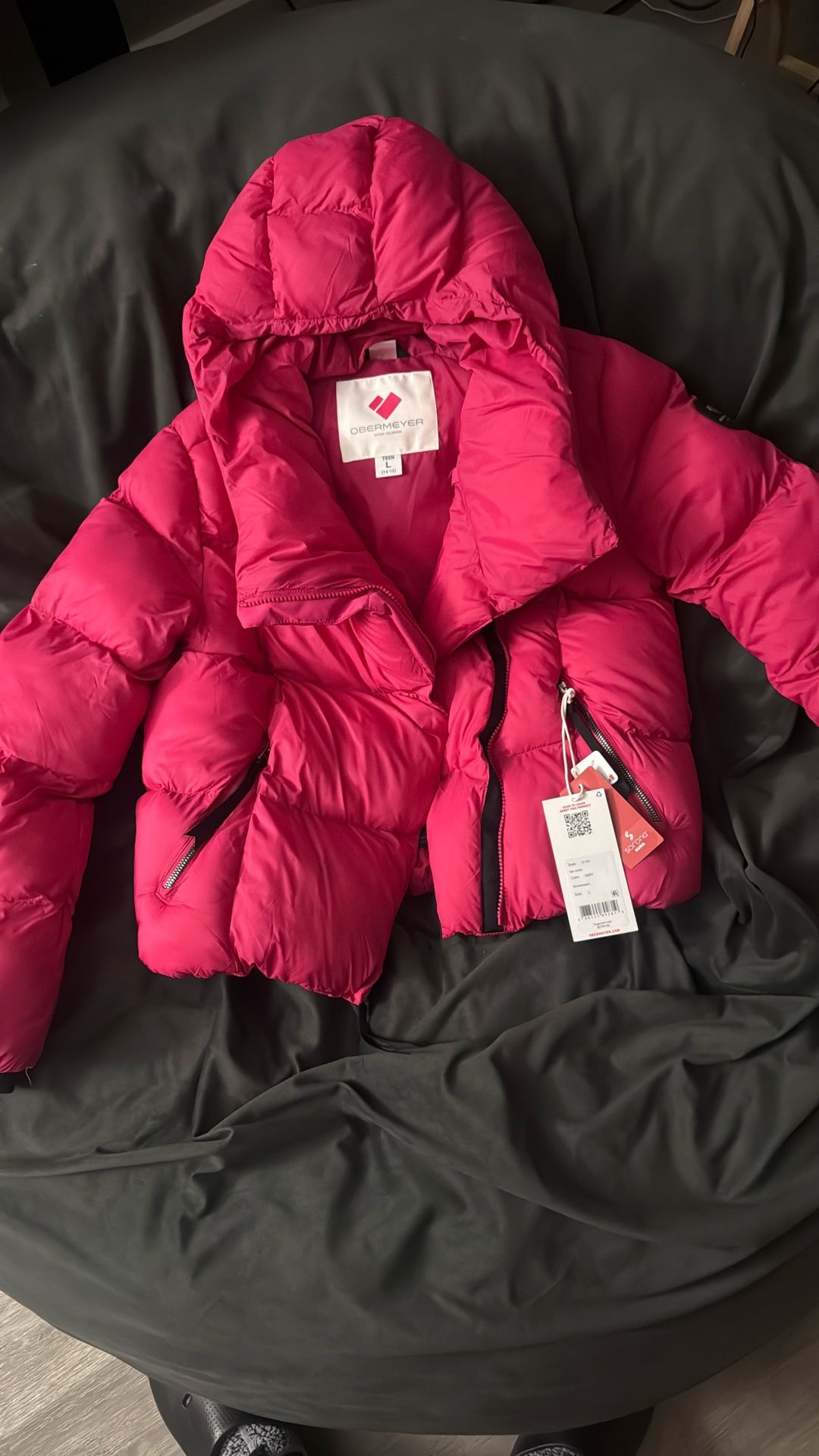 Girls Obermeyer Puffer Coat