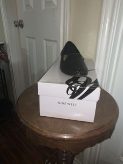 Nine West Black Slip Ons