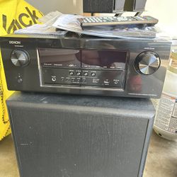 Denon And AR Complete Home Theater Sound System