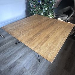 Square Solid Wood (Oak) Coffee Table By West Elm