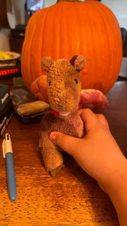 TY Scorch the Dragon Beanie Baby Plush - USED