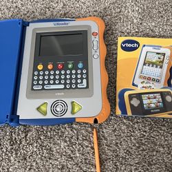 VTech VReader And 4 Cartridges: Cars, Dora, Toy Story