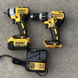 Hammer drill XR Brushless,Impact 3/8,Battery and charger￼