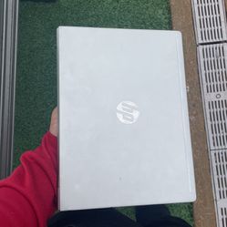 silver hp laptop