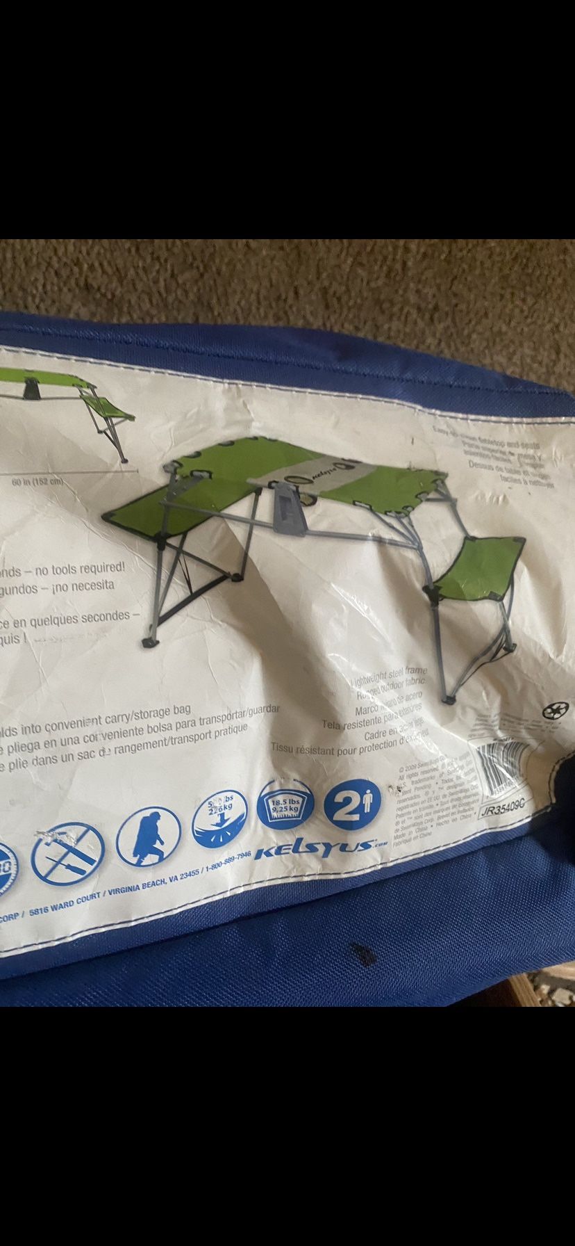 Kids Collapse able , Bench With Cup Holders