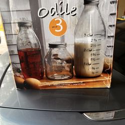 New In Box Measure Bottles