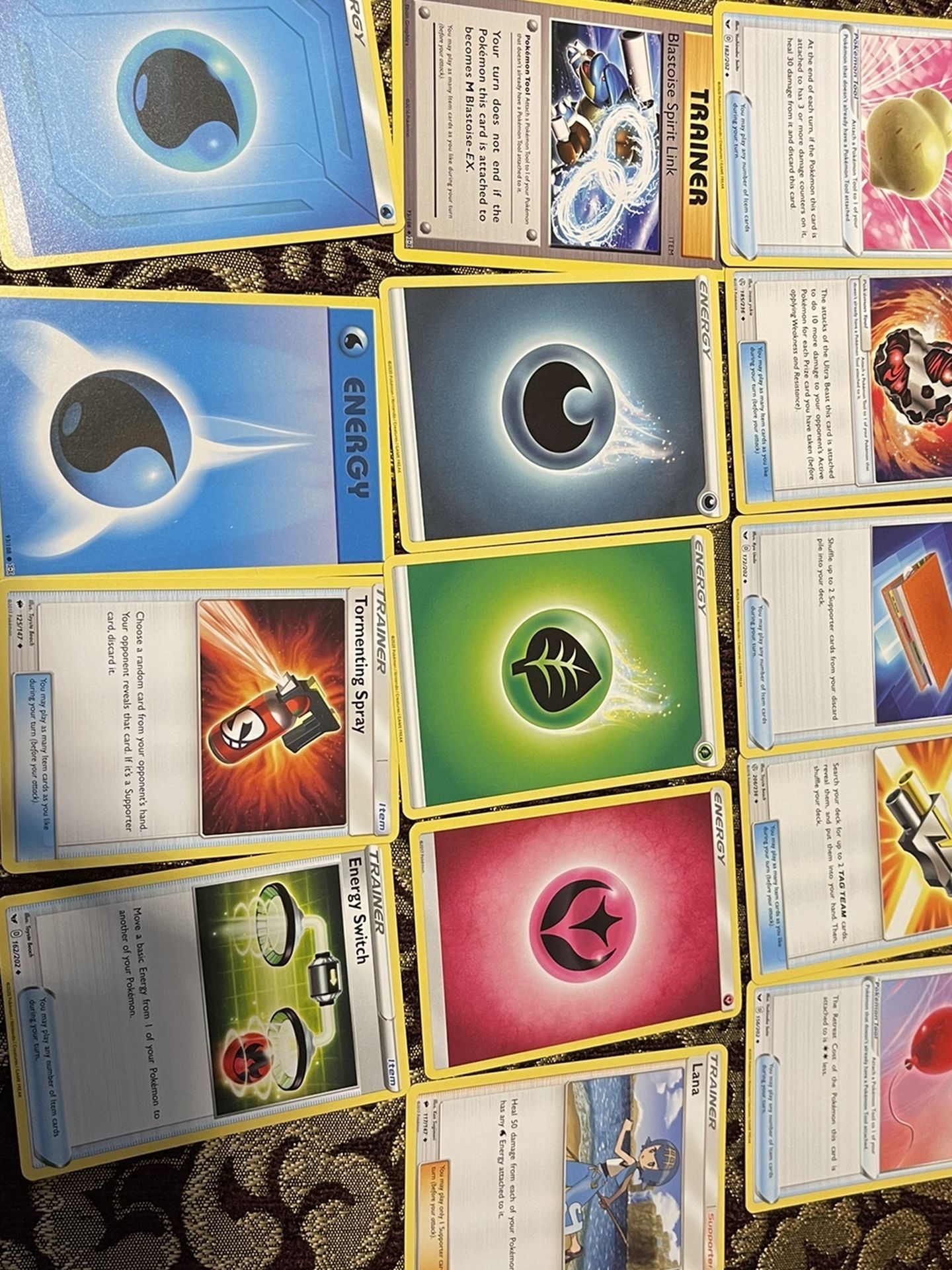 Pokémon’s Trainer And Energy Cards