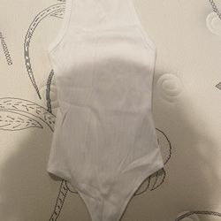 Abercrombie and Fitch White Bodysuit 