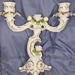 Vintage AK Kaiser Porcelain Candlestick Holder