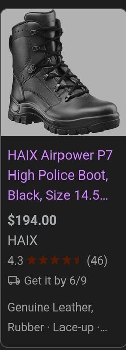 Haix Boots Size 13 Men