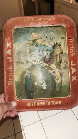 Vintage Jax beer tray