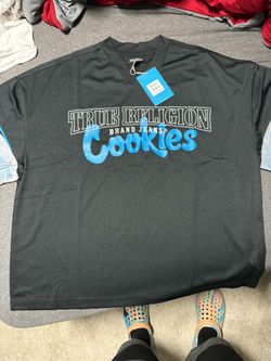 Cookies/tru religion colab jersey shirt