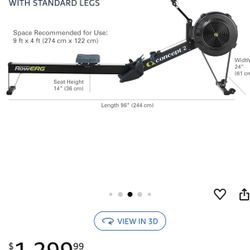 Concept2 RowErg Model D Indoor Rowing Machine