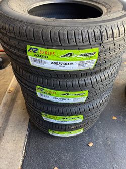 265/70/17 Atturo All season
