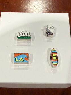 Set of 4 FFA World Cup BoFA Charms Los Angeles Exclusives