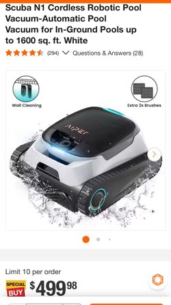 Robotic pool vacuum