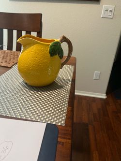 Ceramic Lemon pitcher