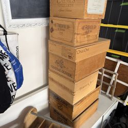 Wine Crates / Boxes - All For $60