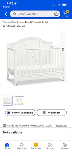 DaVinci Sawyer Farmhouse 4-1 convertible crib