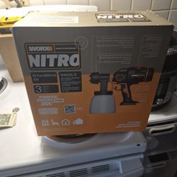 Work Nitro Paint Sprayer With Battery And Charger 