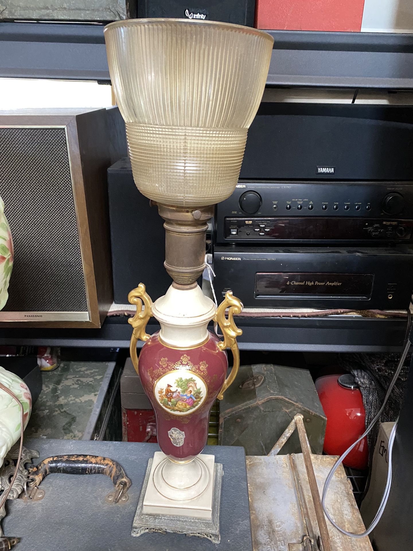 Victorian Vintage Lamp Non-functional 
