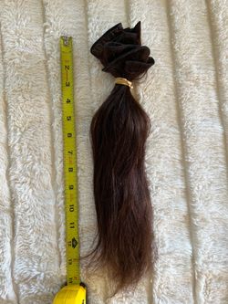 14-Inch Dark Brown Hair Extensions
