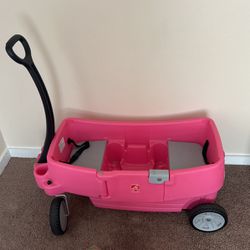 Right Pink Step Two Child’s Wagon