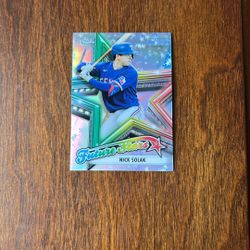 Topps Chrome Future Stars Nick Solak 
