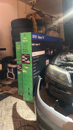 65”  and  75”  Roku  4k UHD Smart tv