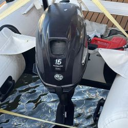 Tohatsu 15HP short shaft. Very Low Hrs