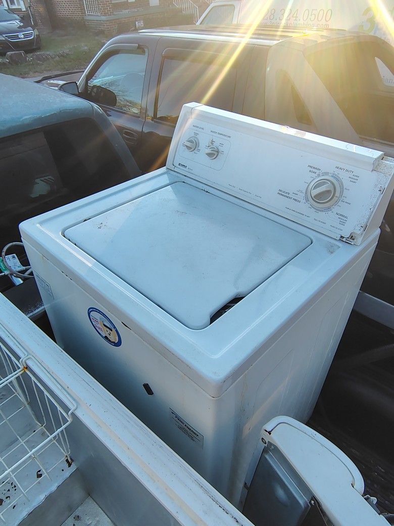 Washing Machine And Deep Freezer