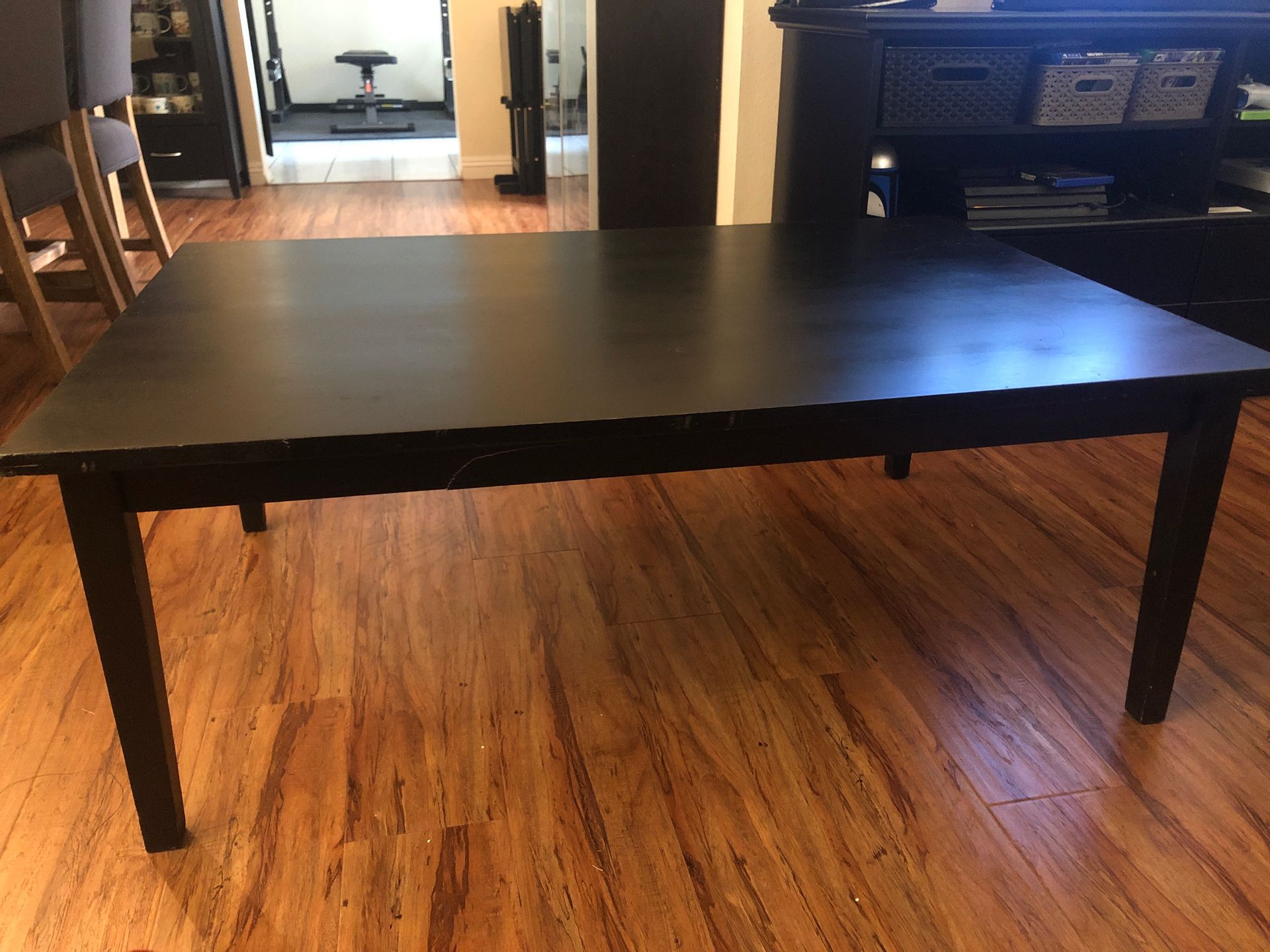 FREE/ Do NOT ask if it’s still available/ Read description/ Pick up in West Covina / Black wood coffee table