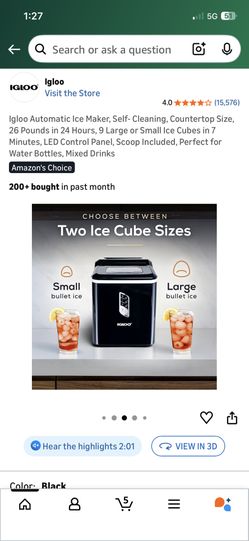 Igloo Ice Maker