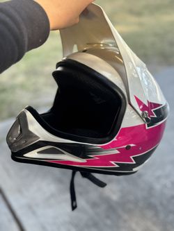 Girl Pink Helmet