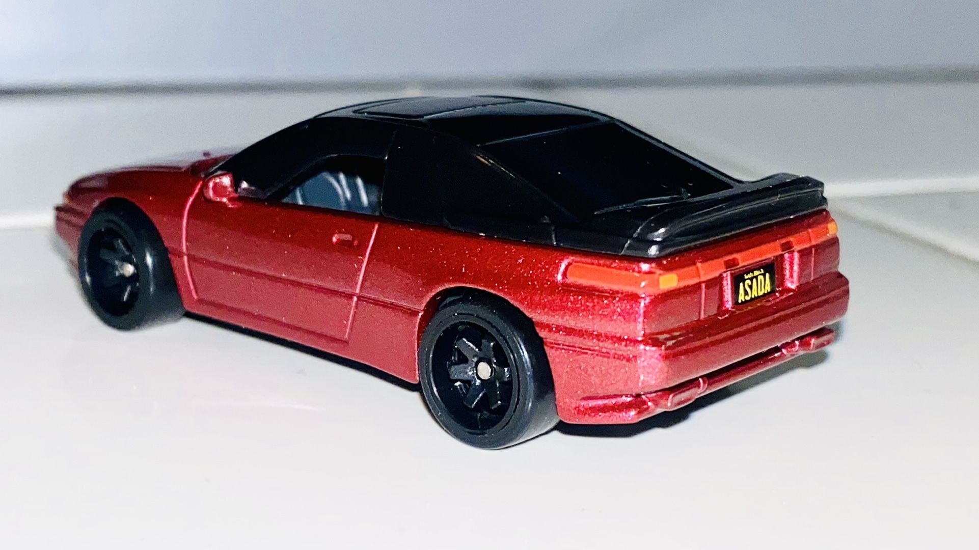 🔥 Matchbox Custom Subaru SVX Ryu Asada with Real Riders Rubber Tires