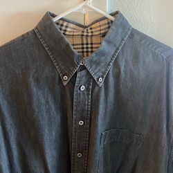 Burberry Button Up Xl Men’s