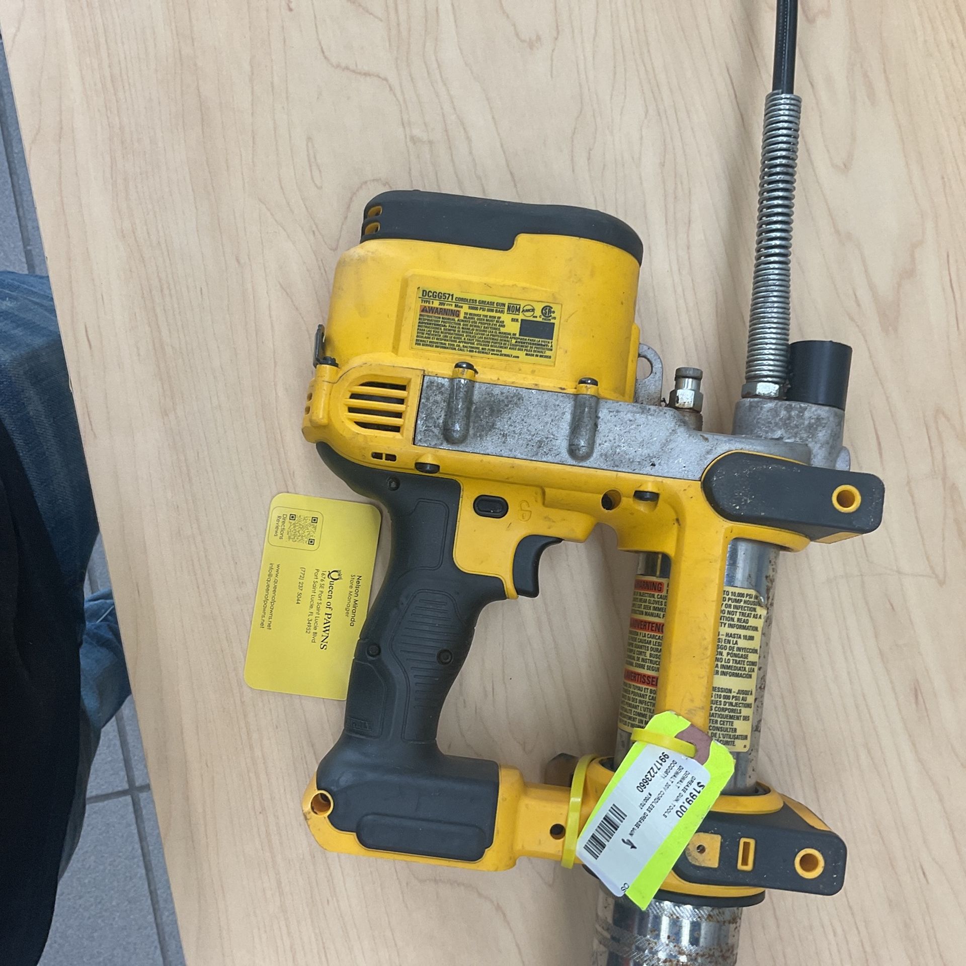 Dewalt 20v Cordless Grease Gun for Sale in Port St. Lucie, FL OfferUp