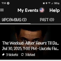 3 Tickets To The Weekend 