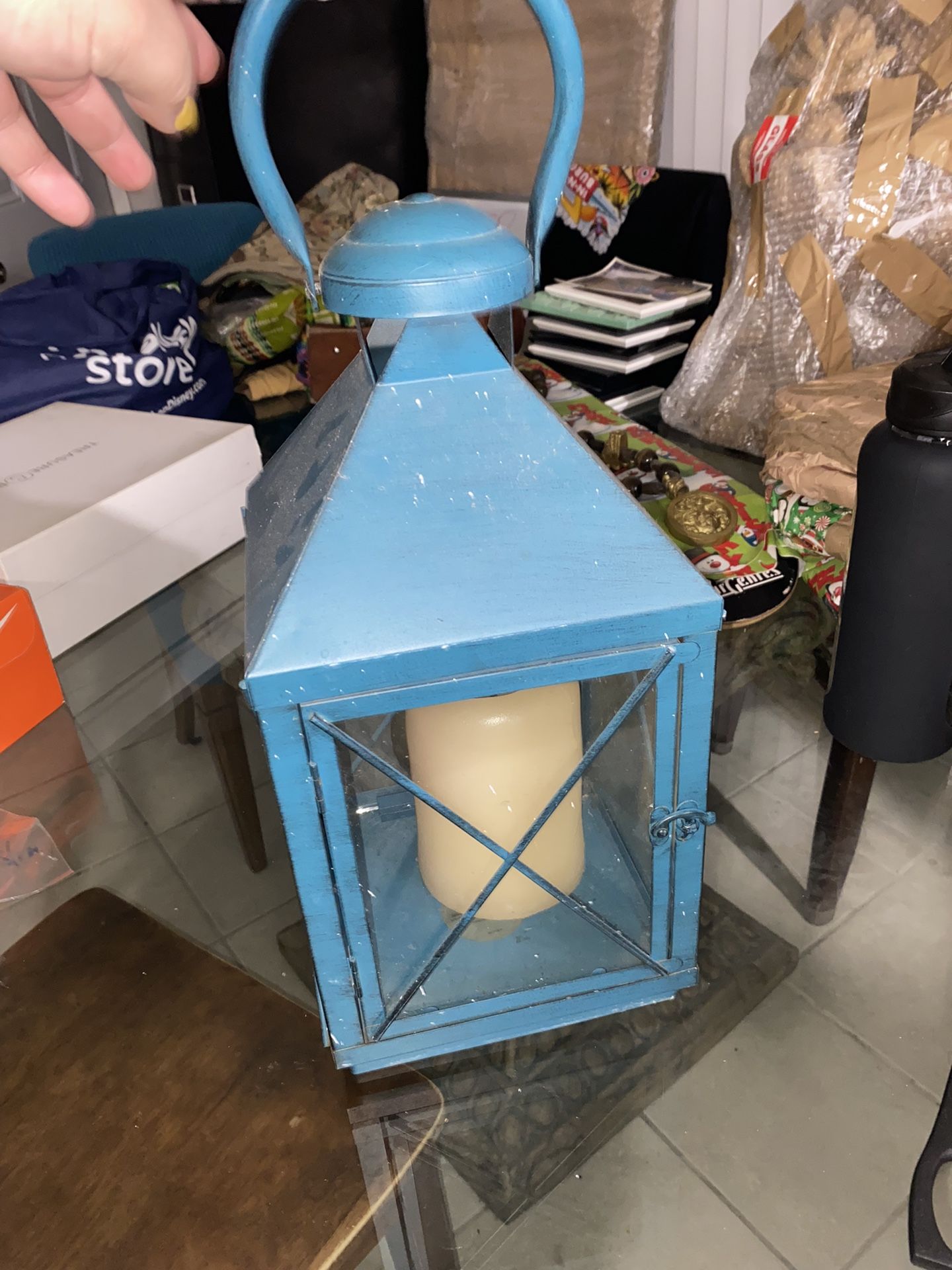 Metal House Candle Holder