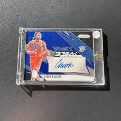 2023-24 Panini Prizm Cason Wallace Fast Break Auto FB-CWT /49