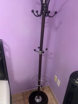 Freestanding Coat Rack with Umbrella Stand