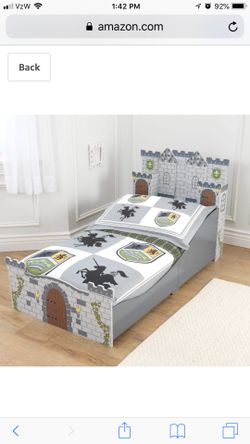 Kidcraft medieval toddler bed and Kolcraft Stearns Foster Baby