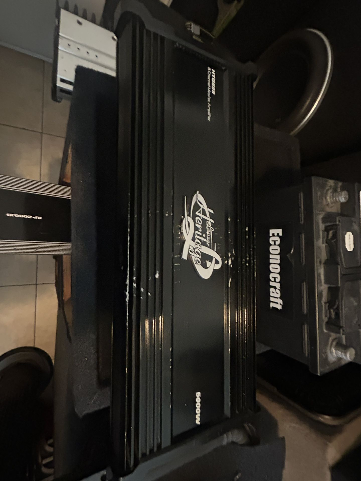 Lanzar HTG888 Heritage Series 5000 Watt 8-Channel Mosfet Amplifier