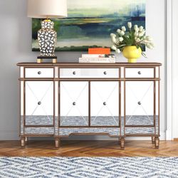 47” 3 drawer sideboard entryway table