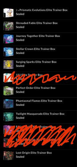 Pokémon Elite Trainer Box ETB