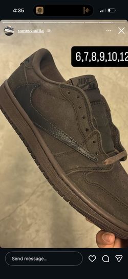 Travis Scott Nike Low Top 