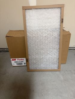 Box Of 9 HVAC Air Filters - 14x25x1