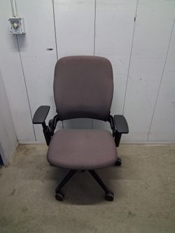 Teal color Fabric Office Chair with Armrests