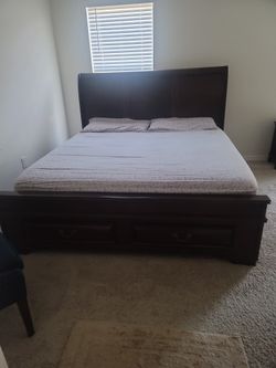 New Double Bed Frame With Matters 